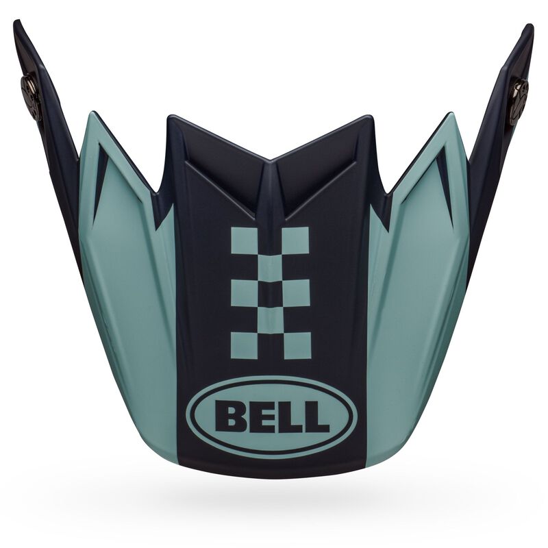 Bell MOTO-9 Flex Peak - Breakaway Matt Navy/Light Blue