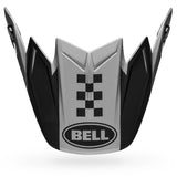 Bell MOTO-9 Flex Peak - Breakaway Matt Silver/Black