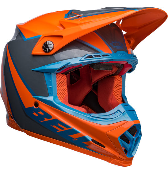 Bell Moto-9S Flex Helmet - Sprite Gloss Orange/Grey