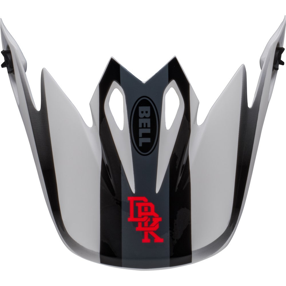 Bell MX-9 MIPS Peak - Twitch DBK White/Grey