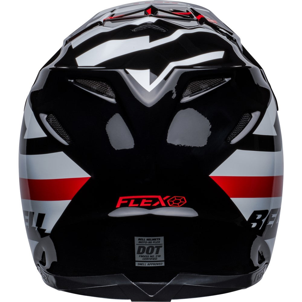 Bell Moto-9S Flex Helmet - Banshee Gloss Black/Red