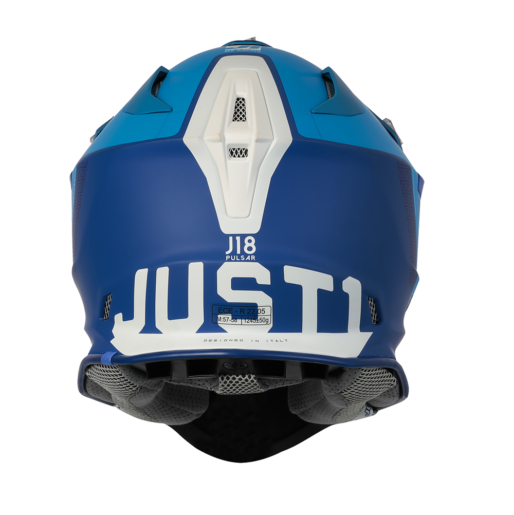 Just1 J18 Adult MIPS MX Helmet - Pulsar Matt Blue