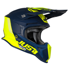 Load image into Gallery viewer, Just1 J18 Adult MIPS MX Helmet - Pulsar Matt Fluo Yellow/Blue