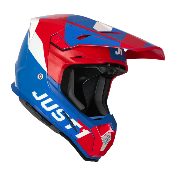 Just1 J22 Adult MX Helmet - Adrenaline Red/Blue
