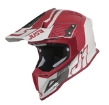 Just1 J12 Adult MX Helmet - Syncro Grey/Red
