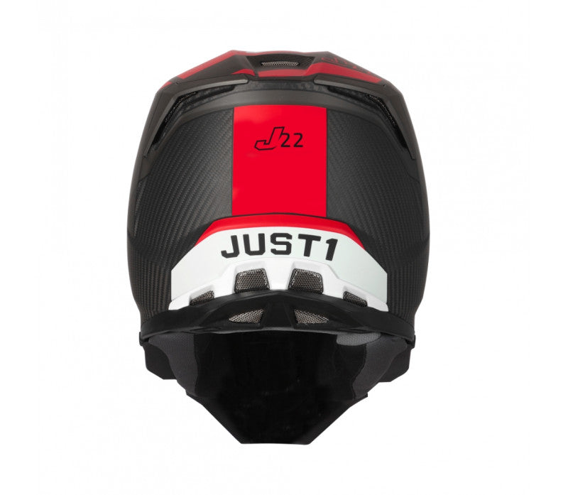 Just1 J22 Youth MX Helmet - Carbon Adrenaline Red