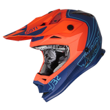 Just1 J32 Youth MX Helmet - Vertigo Blue/Orange