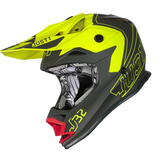Just1 J32 Youth MX Helmet - Vertigo Grey/Yellow