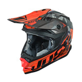 Just1 J32 Youth MX Helmet - Swat Camo Orange