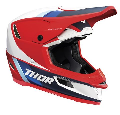 Thor Adult Reflex MX MIPS Helmet - Apex White Blue S22