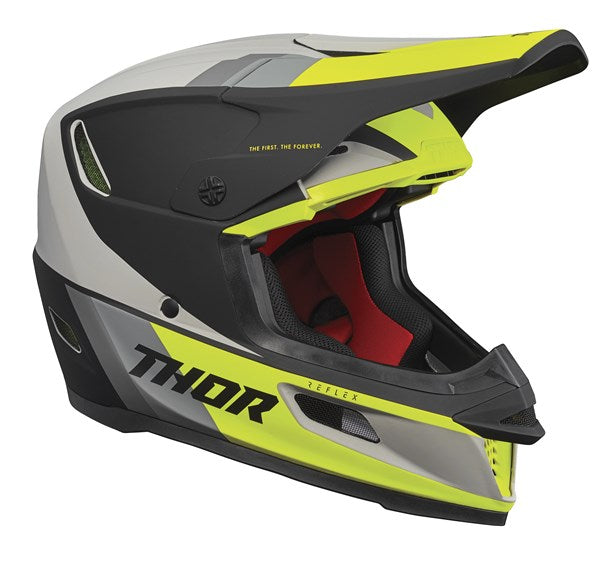 Thor Adult Reflex MX MIPS Helmet - Apex Acid Grey S22