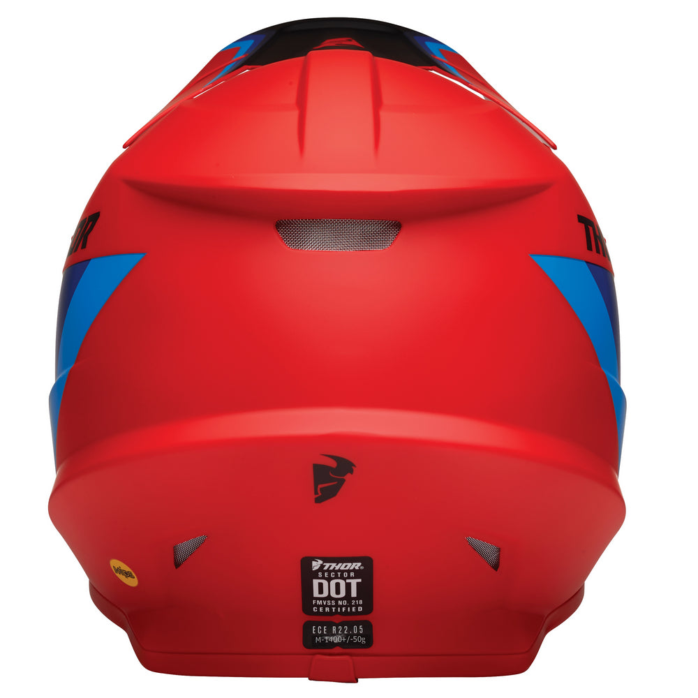 Thor Adult Sector MIPS MX Helmet - Runner Red Blue