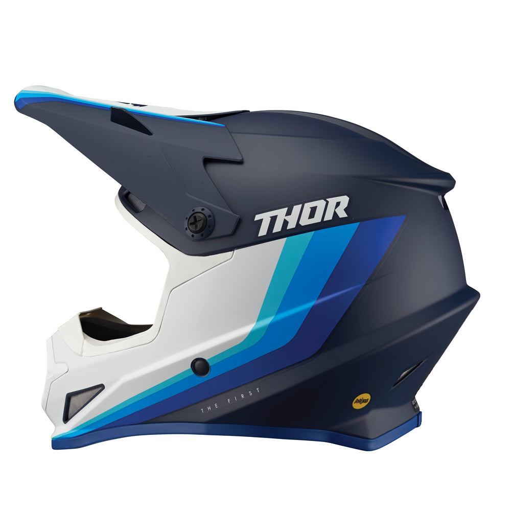 Thor Adult Sector MIPS MX Helmet - Runner Navy White
