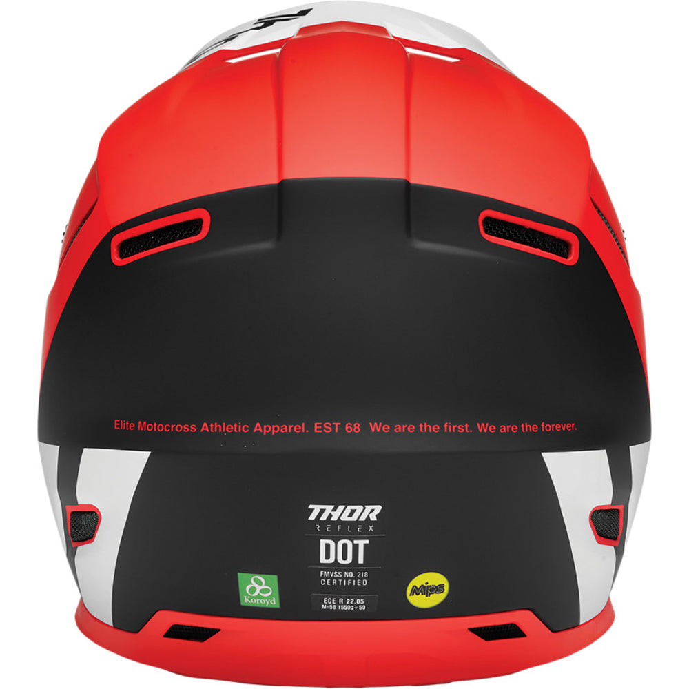 Thor Reflex Adult MX Helmet - Cube Red/Black