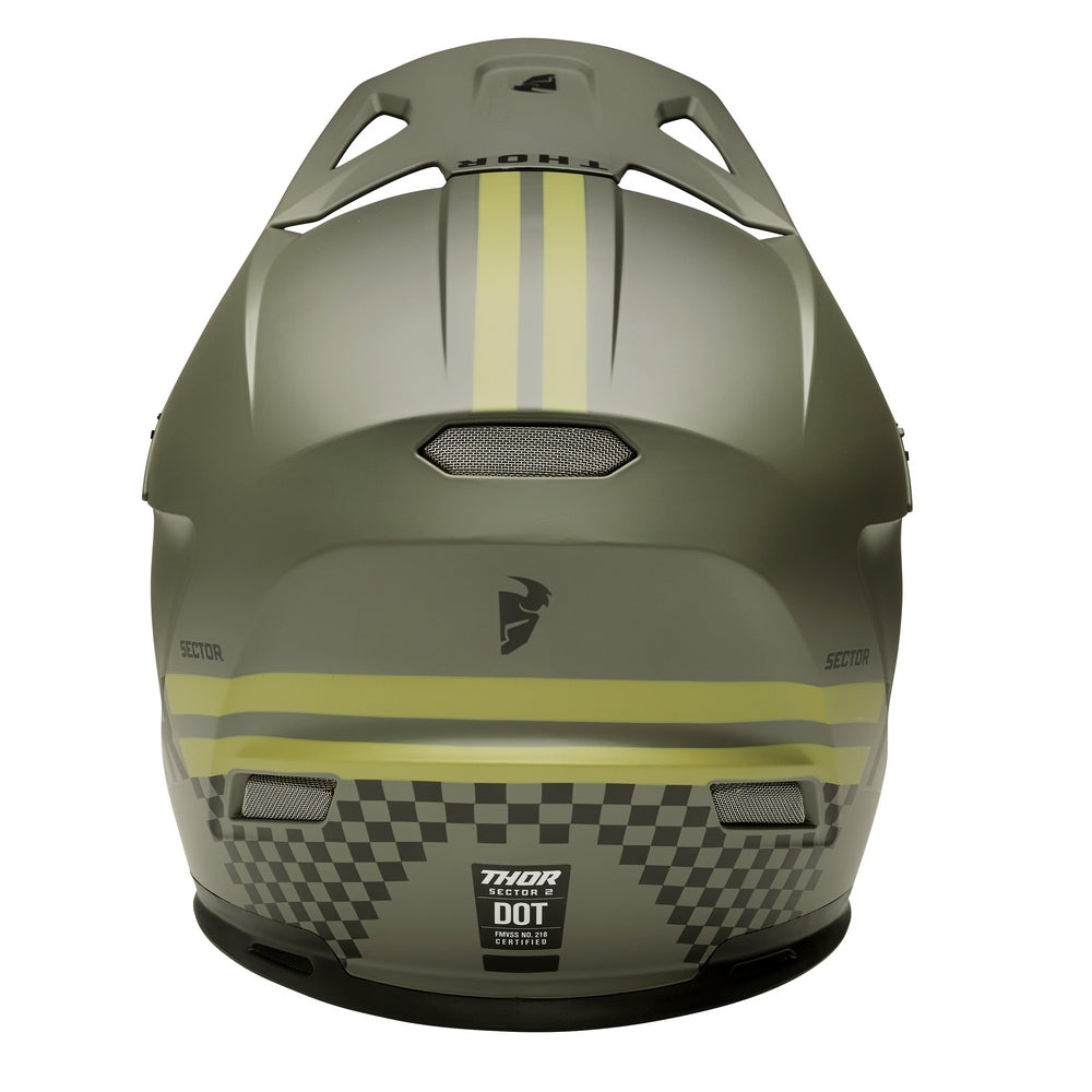 Thor Sector 2 Adult MX Helmet - Combat Army/Black