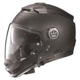 Nolan N44 Open Face/Full Face Helmet - flat black