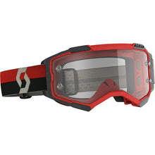 Load image into Gallery viewer, Fury Goggle Red Black Clear Works Lens