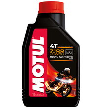 Load image into Gallery viewer, Motul 20W50 7100 Full Synthetic Oil - 1 LITRE