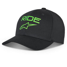 Load image into Gallery viewer, Alpinestars Ride Transfer Hat Black/Green