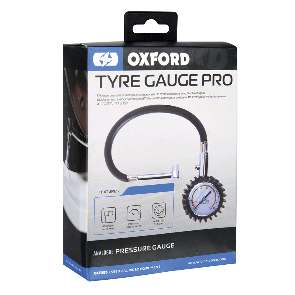 Oxford Tyre Gauge Pro - 0-60psi
