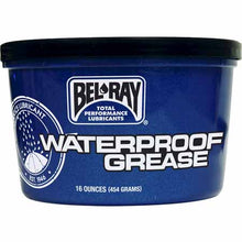 Load image into Gallery viewer, 454g tub - Bel-Ray Waterproof Grease is a long lasting waterproof grease providing maximum protection against wear, rust and water washout.