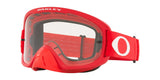 Oakley O Frame 2.0 Pro - Moto Red MX Goggles with Clear Lens