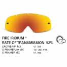 Load image into Gallery viewer, SAMPLE PICTURE - Oakley MX Fire Iridium traditional lens - for Crowbar (OA-01-184), O Frame 2.0 MX (OA-101-357-005) and O-Frame (OA-01-155) goggles - have a 52% rate of transmission
