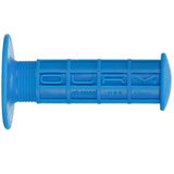 Oury Flanged Waffle MX Grips Blue
