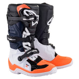 Alpinestars Tech-7S Youth MX Boots Black/Orange