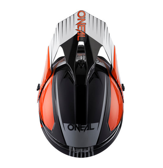 Oneal Adult 1 Series MX Helmet - Stream Black/Orange