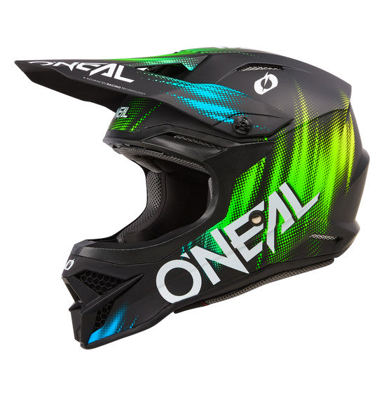 Oneal Adult 3 Series Helmet - Voltage V24 Black/Green