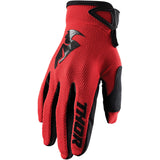 Thor Adult Sector MX Gloves - Red - S22
