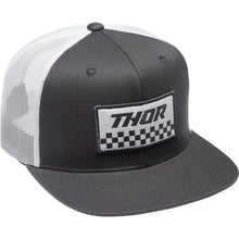Load image into Gallery viewer, Thor Checkers Trucker Grey White Snapback Hat - ONE SIZE