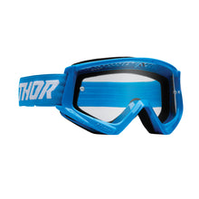 Load image into Gallery viewer, Thor Adult Combat Racer MX Goggles - Blue White S22