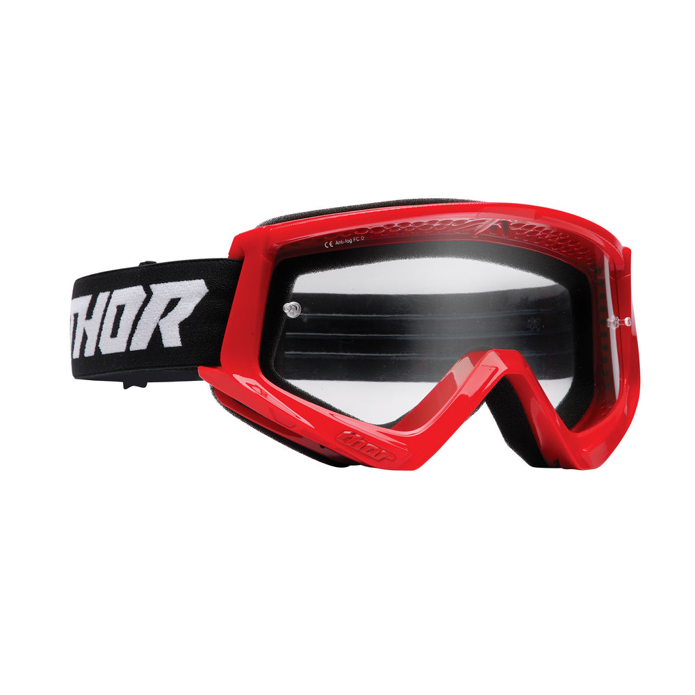 Thor Youth Combat MX Goggles - Red Black S22
