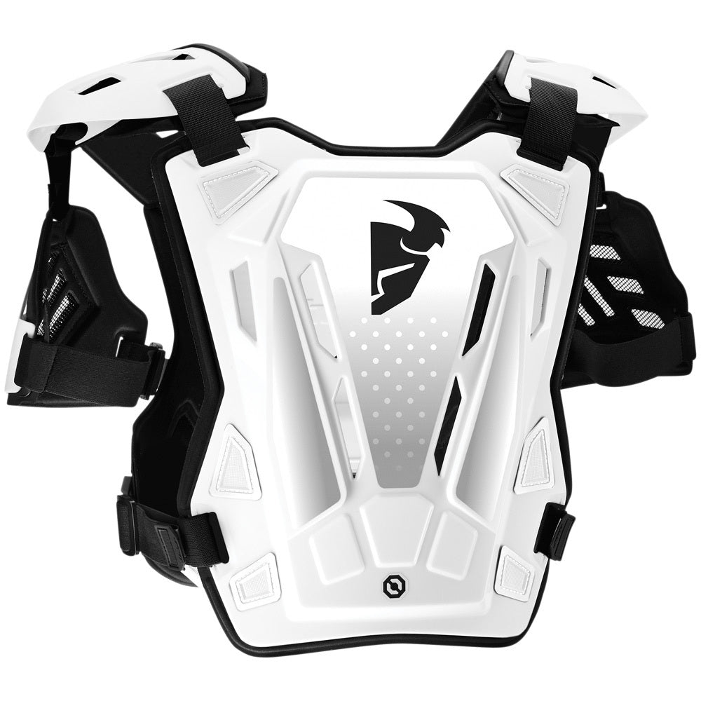 Thor Youth 2XS/XS Chest Protector : White : 18-27kg