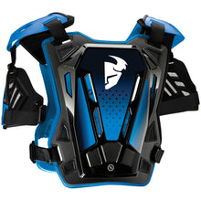 Load image into Gallery viewer, Thor Youth 2XS/XS Chest Protector : Black/Blue : 18-27kg