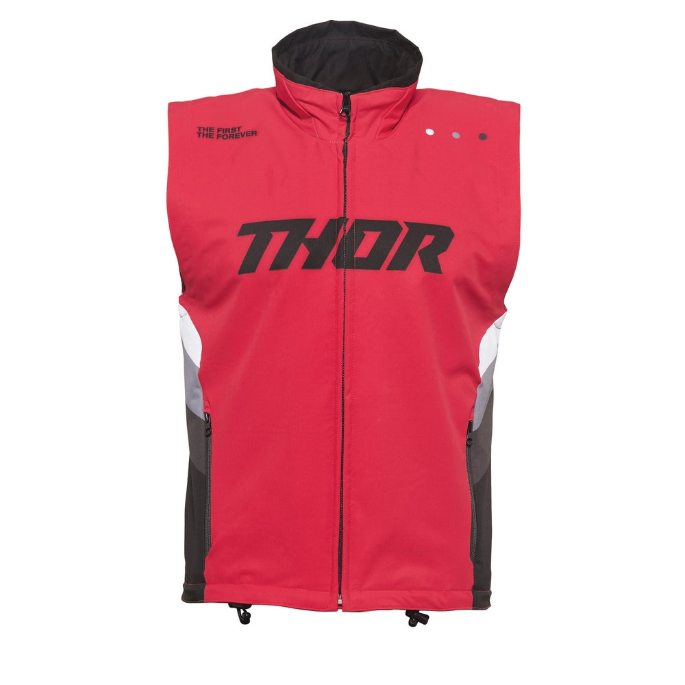 Thor Warm Up Vest - RED/BLACK