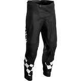 Thor MX Pants PANTS S23 DIFFER CHEQ BLACK/WHITE