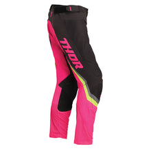 Load image into Gallery viewer, Thor Womens Pulse MX Pants - Rev Charcoal Pink - S22