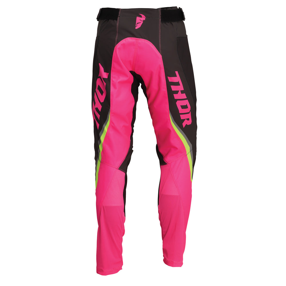 Thor Womens Pulse MX Pants - Rev Charcoal Pink - S22