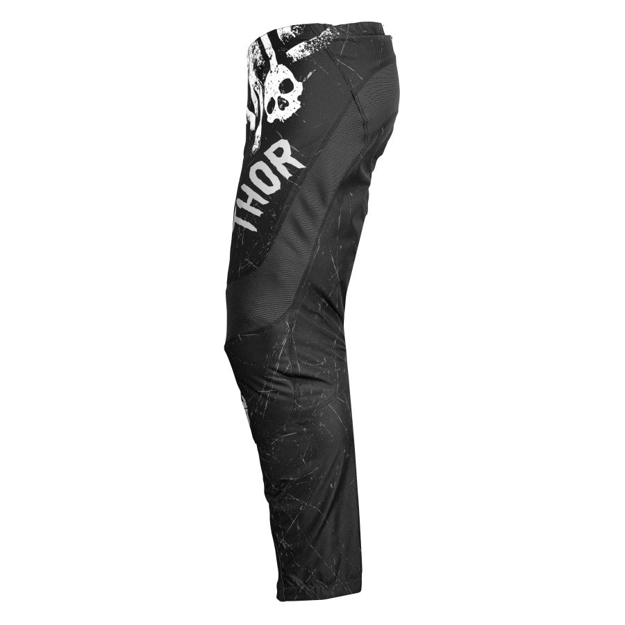 Thor Youth Sector MX Pants S23 - BLACK/WHITE