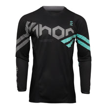 Load image into Gallery viewer, Thor Adult Pulse MX Jersey - Cube Black Mint - S22