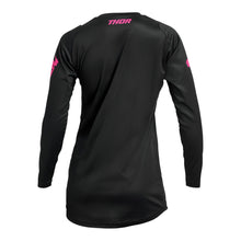 Load image into Gallery viewer, Thor Sector Womens S23 MX Jersey - Minimal Black/Pink