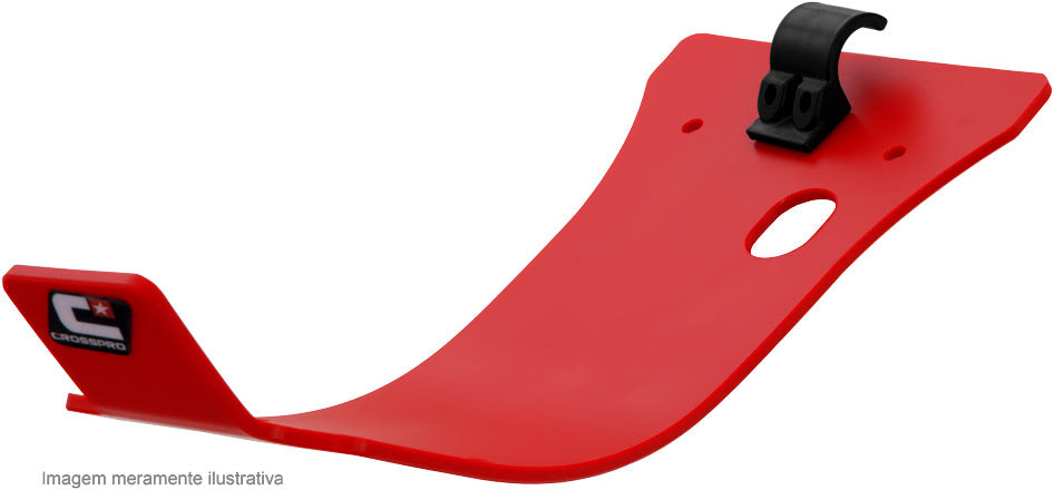 Crosspro Plastic DTC Skid Plate Red - Honda CRF250R 10-13