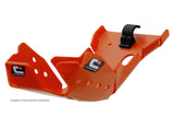Crosspro Plastic DTC Skid Plate Orange - KTM Husqvarna
