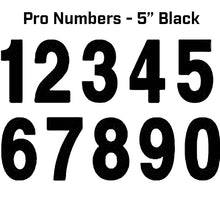 Load image into Gallery viewer, Factory Effex Pro Numbers 5&quot; Black 125mm