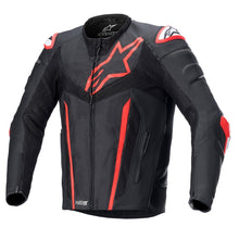 Load image into Gallery viewer, Alpinestars Fusion Leather Jacket - Black Red Fluoro