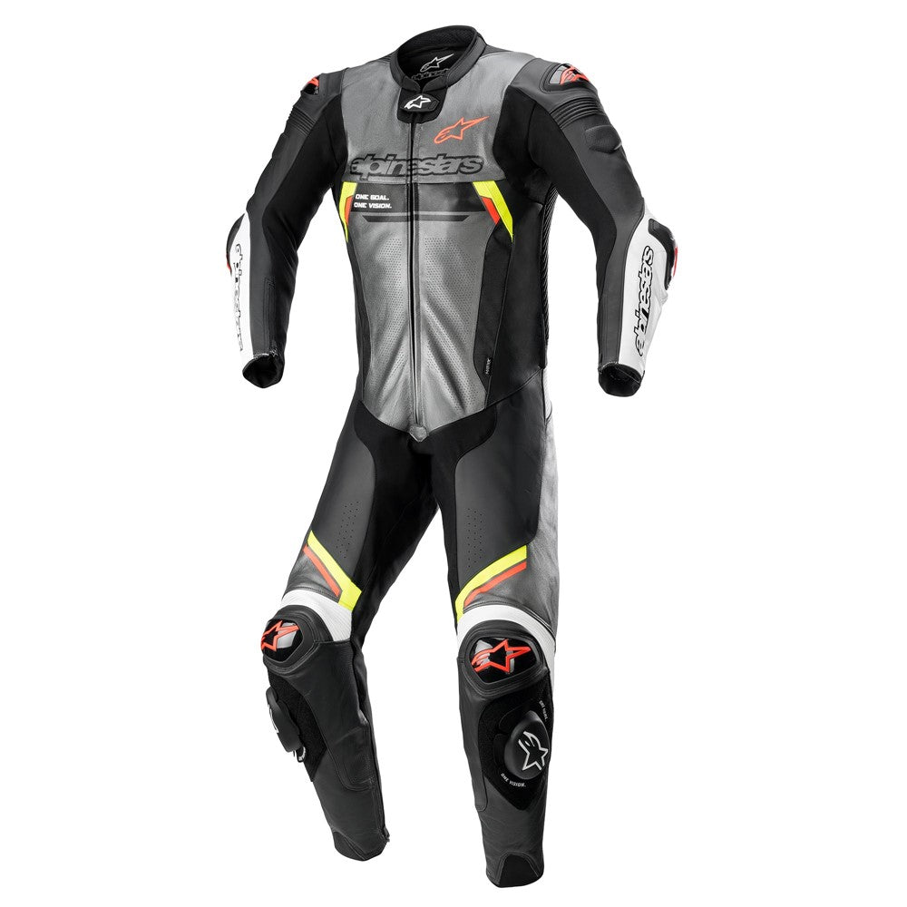 Alpinestars Missile v2 Ignition 1-Piece Suit - Grey/Black/Yellow/Red