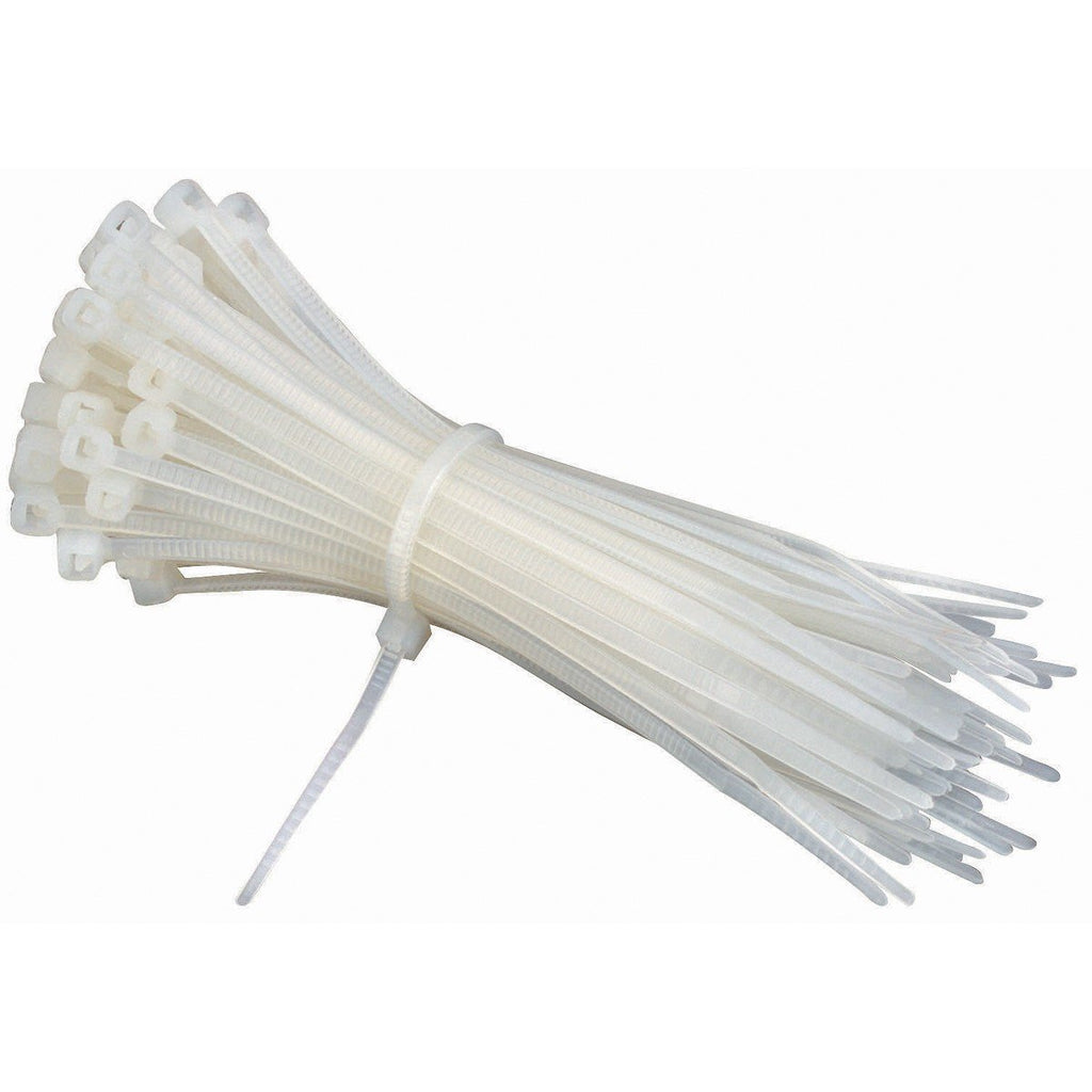 101 Cable Ties 120x2.5mm White 100pc